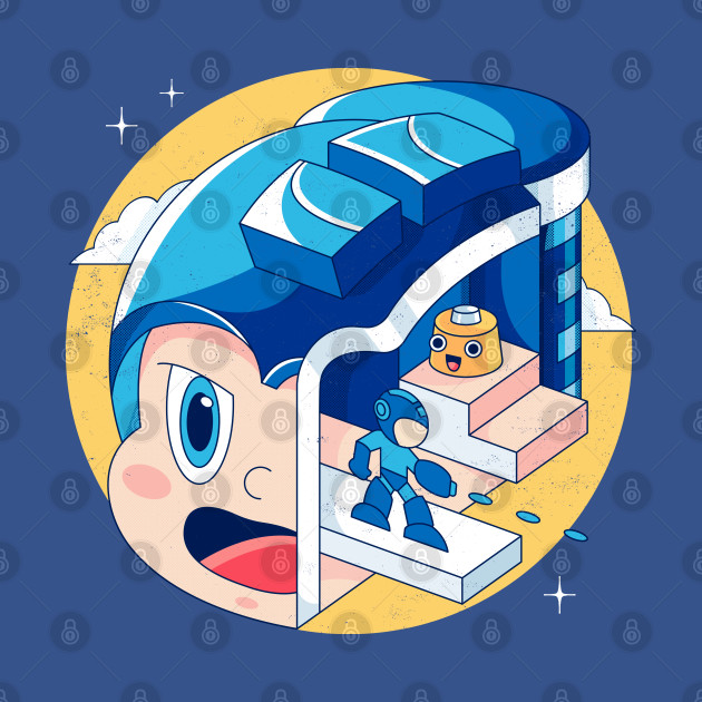 The Blue Bomber Head