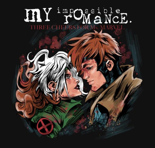 My Impossible Romance - Rogue and Gambit T-Shirt