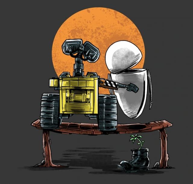 ROBOTS GAZING AT THE MOON