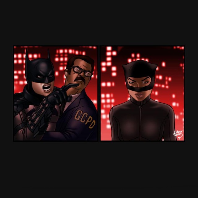 The Batman Yelling at The Catwoman