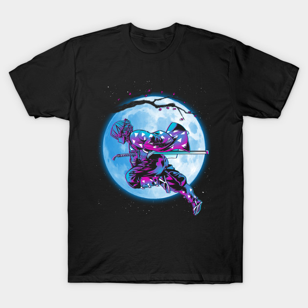 Zenitsu under the moon - Kimetsu no Yaiba T-Shirt