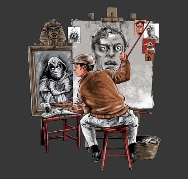 Norman Rockwell Moon Knight T-Shirt