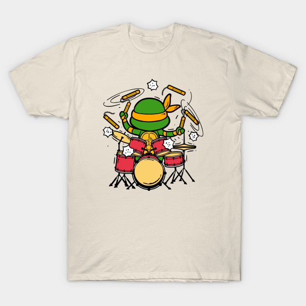 Part Time Job - Drummer TMNT T-Shirt