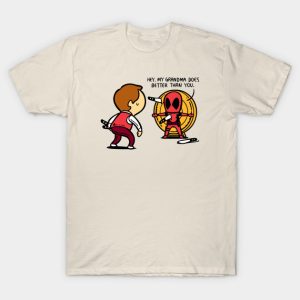 Part Time Job - Knives Hurled Show Deadpool T-Shirt