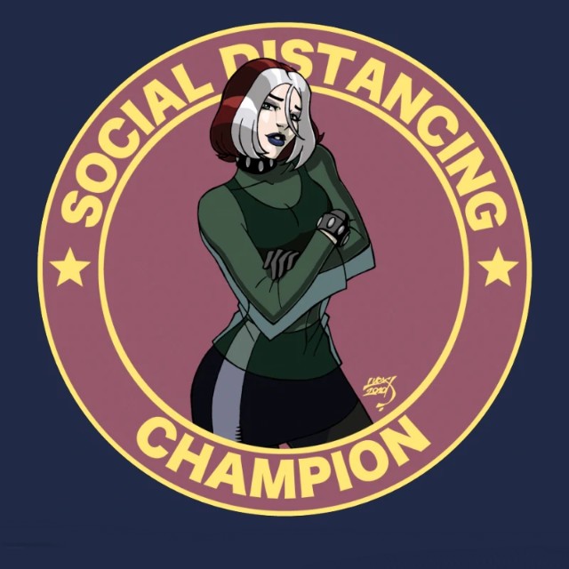 SOCIAL DISTANCING CHAMPION EVOLUTION Rogue T-Shirt