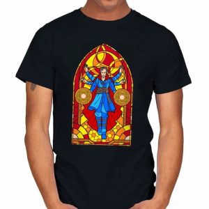 STAINED GLASS SORCERER SUPREME T-Shirt