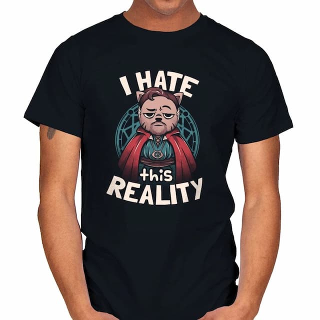 I Hate This Reality - Doctor Strange Grumpy Cat T-Shirt