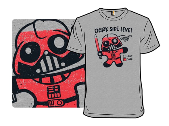 Dark Side Level - Darth Vader T-Shirt