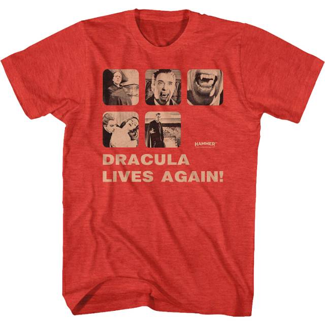 Dracula Lives Again Hammer Films T-Shirt