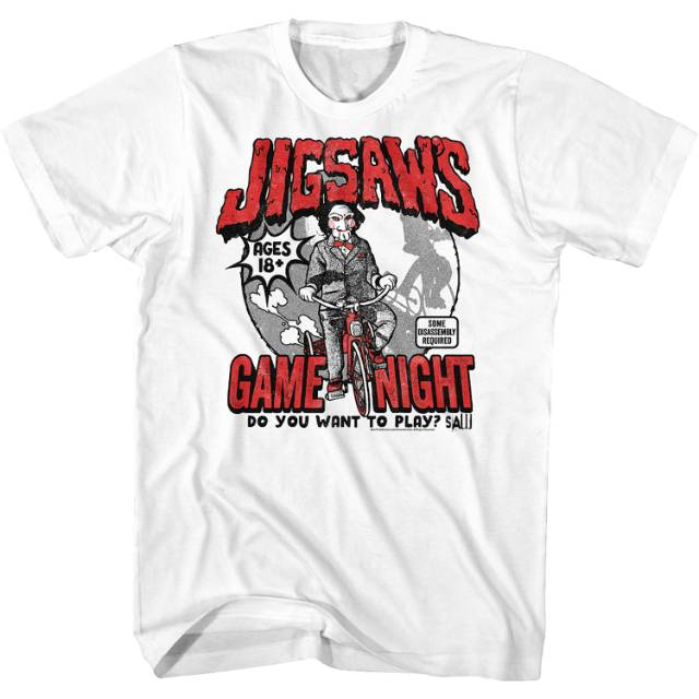 Jigsaw's Game Night T-Shirt Jigsaw's Game Night T-Shirt