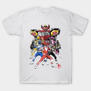 Power Rangers sumi e T-Shirt