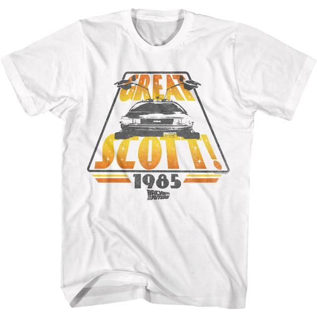 Back to the Future Great Scott 1985 T-Shirt