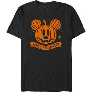 Mickey Mouse Halloween Jack-o'-Lantern T-Shirt