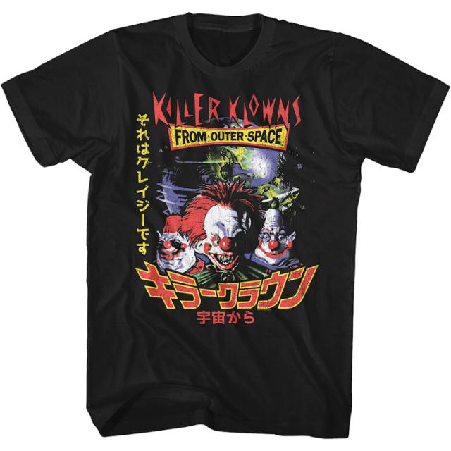Japanese Poster Killer Klowns T-Shirt