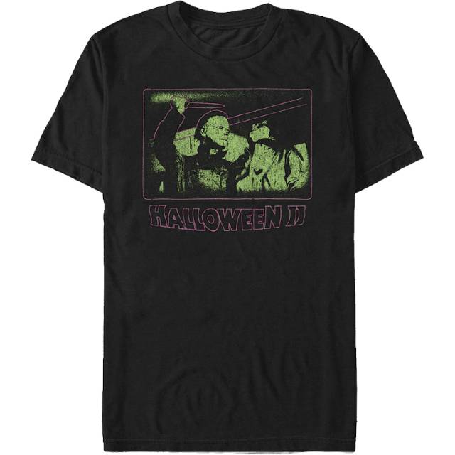 Neon Michael Myers Attack T-Shirt
