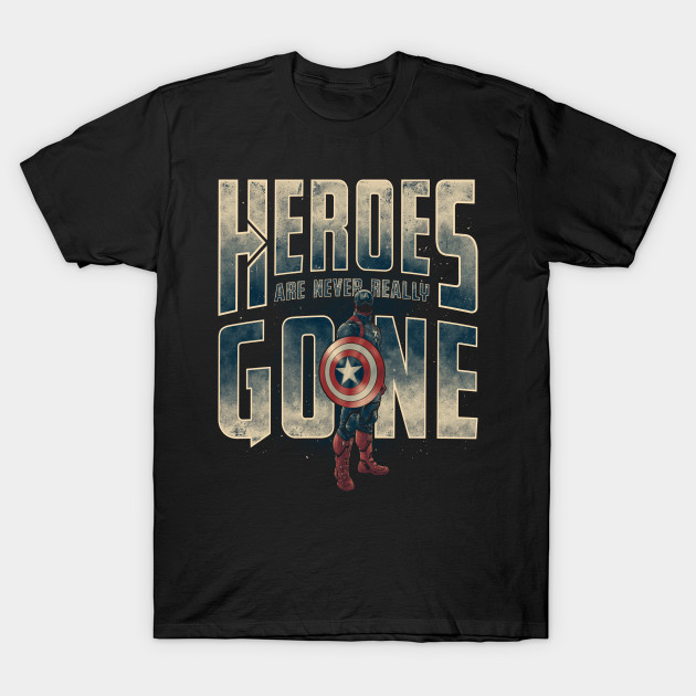 Never Really Gone - 2 Captain America T-Shirt