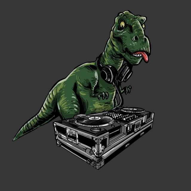 Poor T-Rex DJ