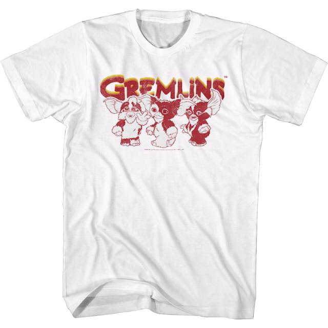 Retro Mogwai Poses - Gremlins T-Shirt