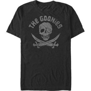 Skull And Cross Swords Logo Goonies T-Shirt