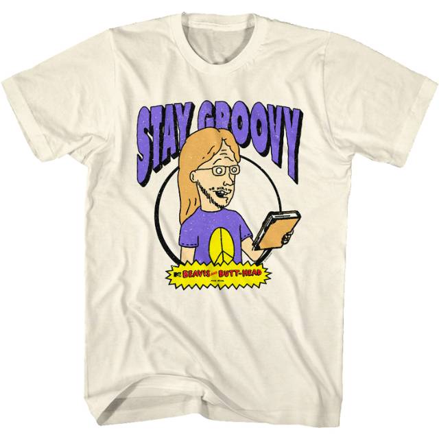 Stay Groovy Beavis and Butt-Head T-Shirt