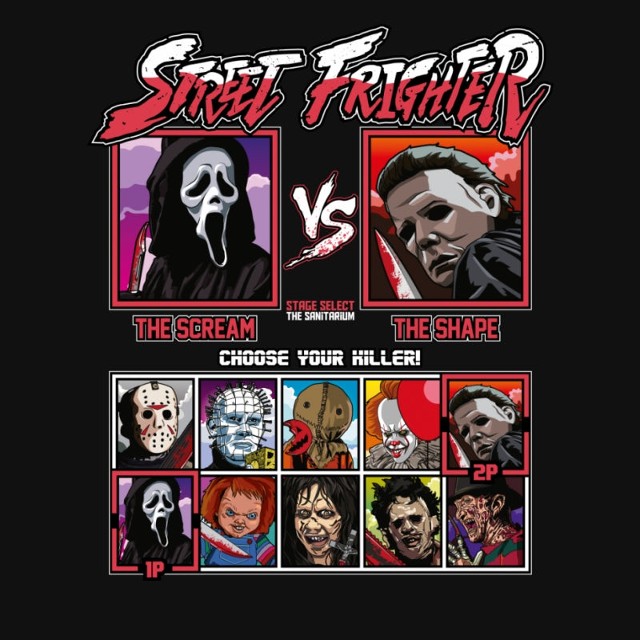Street Frighter - Scream vs Halloween