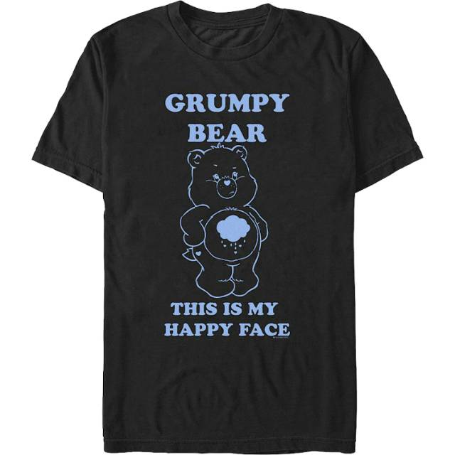 This Is My Happy Face Grumpy Bear T-Shirt