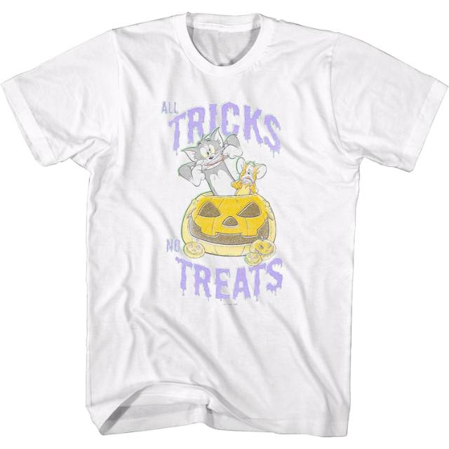 All Tricks No Treats Tom and Jerry T-Shirt