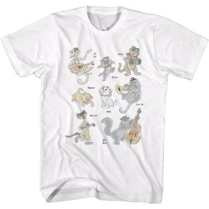Aristocats Character Collage T-Shirt