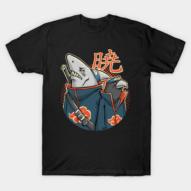 Crow and Shark v.2 - Itachi and Kisame T-Shirt