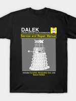 Dalek Service and Repair Manual T-Shirt