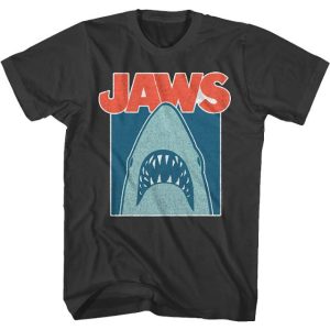 Distressed Frame Jaws T-Shirt