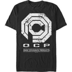 Distressed OCP Logo RoboCop T-Shirt
