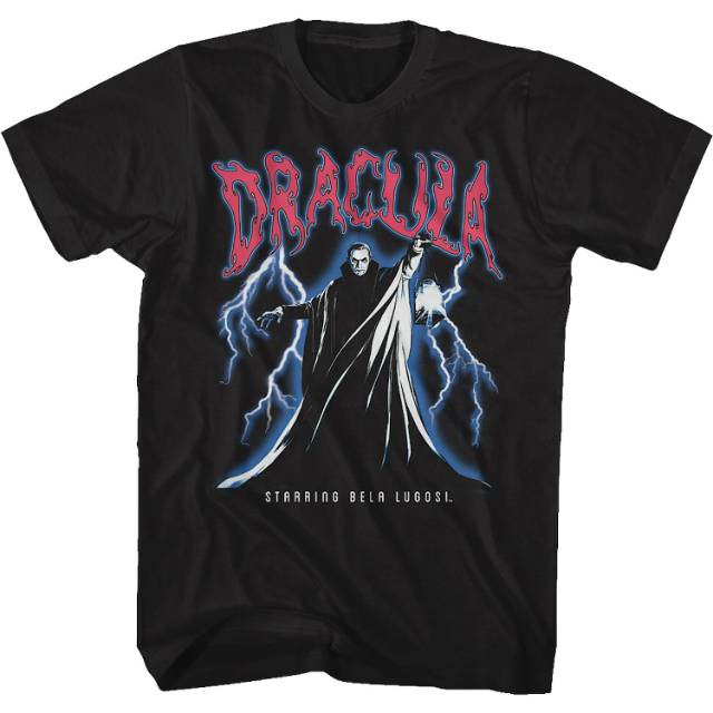 Dracula Lightning Storm T-Shirt