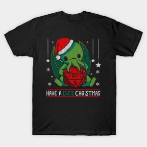 Have a Dice Christmas Cthulhu T-Shirt