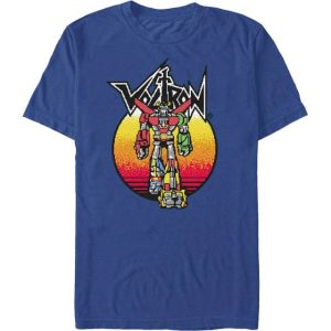 Retro Sunset Voltron T-Shirt