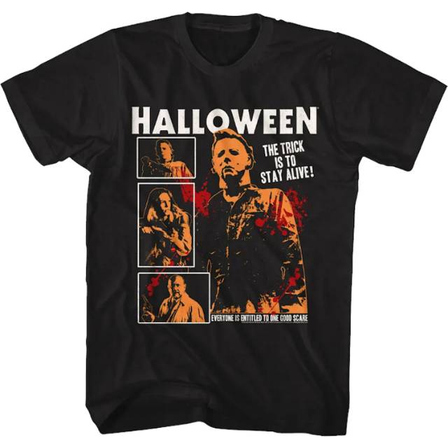 Stay Alive Collage Halloween T-Shirt