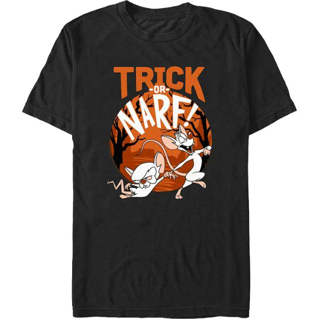Trick or Narf Pinky and the Brain T-Shirt
