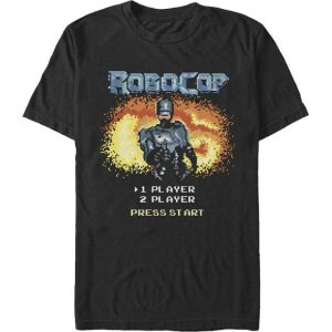 Video Game Start Screen RoboCop T-Shirt