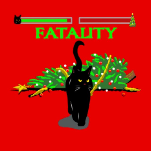 Christmas Tree Cat Kombat