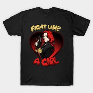 Fight Like An Agent - Black Widow T-Shirt