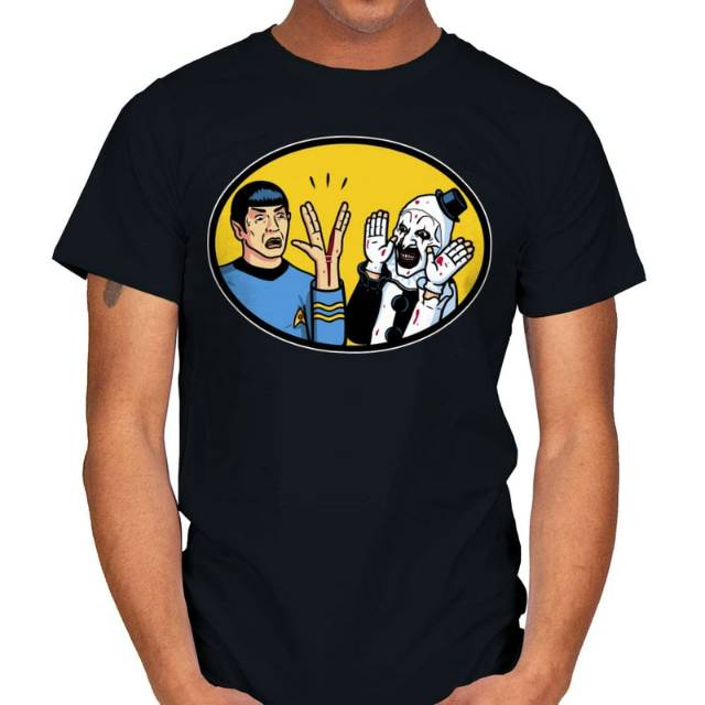 Last Salut! - Spock vs. Art the Clown T-Shirt
