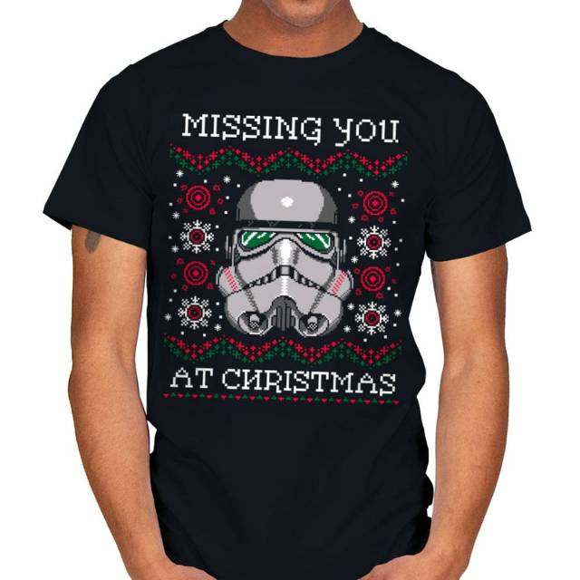 MISSING YOU AT CHRISTMAS Stormtrooper T-Shirt