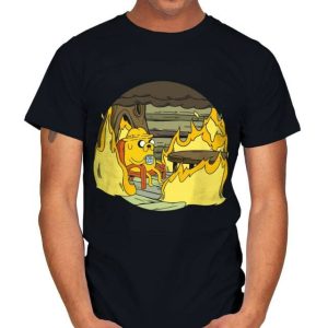 THIS IS FINE Adventure Time T-Shirt