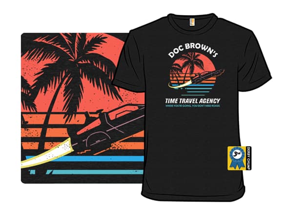 Doc Brown's Time Travel Agency - Back to the Future T-Shirt