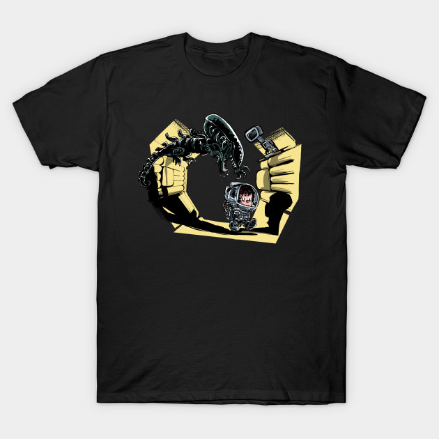 Ellen and Xeno - Aliens T-Shirt