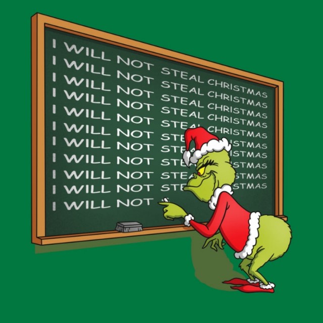 I WILL NOT STEAL CHRISTMAS
