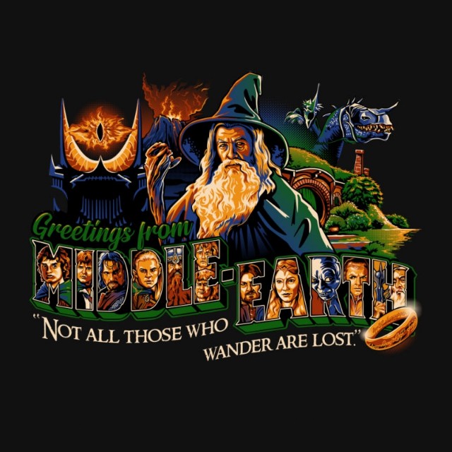 Greetings from Middle Earth