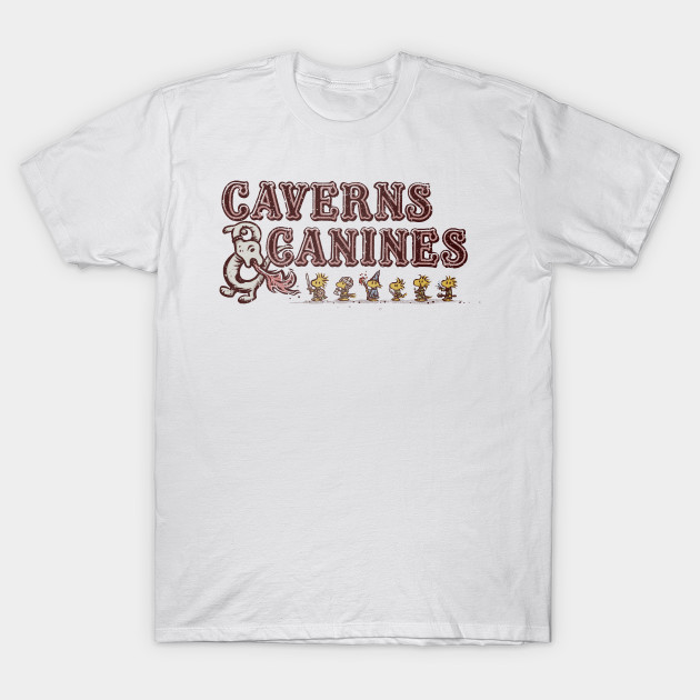 Caverns and Canines - Peanuts T-Shirt