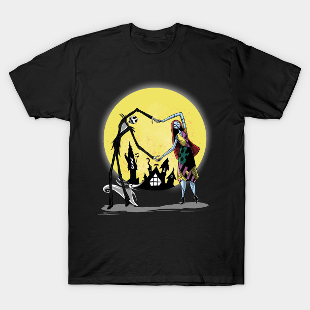 Love in Halloween Town - A Nightmare Before Christmas T-Shirt