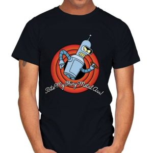 BITE MY SHINY METAL ASS, FOLKS! - Bender T-Shirt